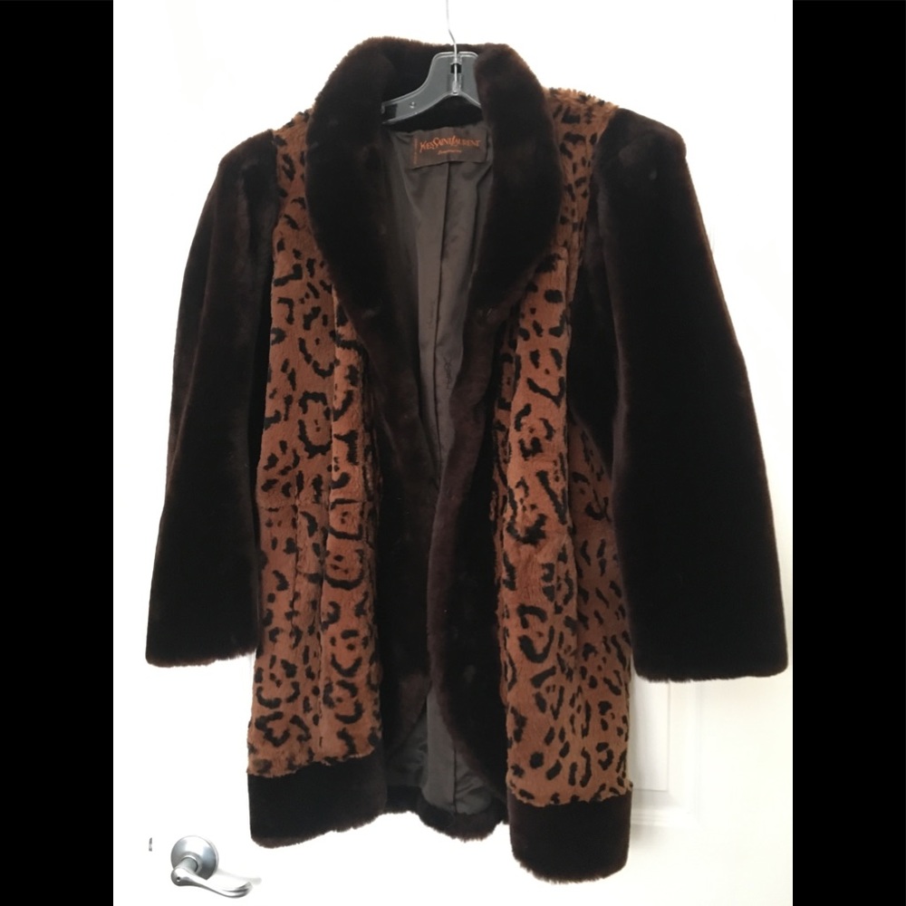 YvesSaintLaurent VINTAGE Circa 1980 Mink Coat.